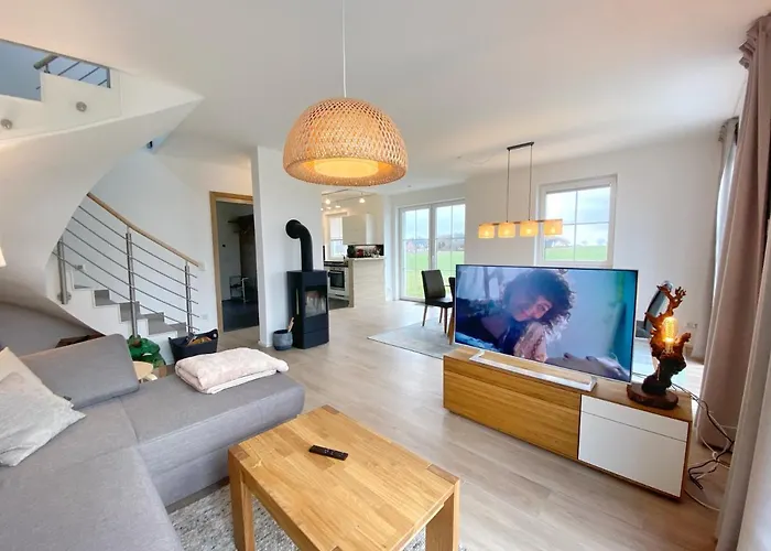 Distelfink Mit Sauna Und Kamin Dranske